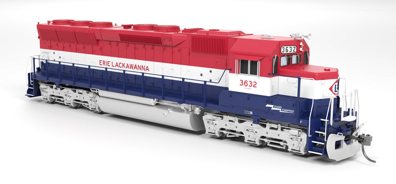 Load image into Gallery viewer, Broadway Limited HO 9801 SD45 Erie Lackawanna 3632 Bicentennial Paint No-Sound / DCC-Ready HO
