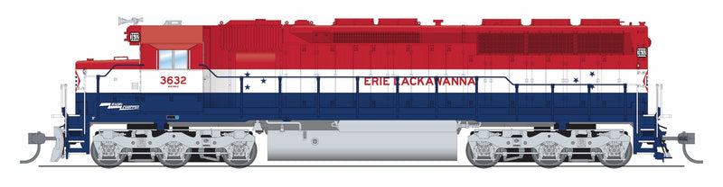Load image into Gallery viewer, Broadway Limited HO 9801 SD45 Erie Lackawanna 3632 Bicentennial Paint No-Sound / DCC-Ready HO