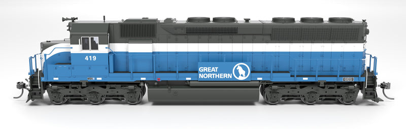Load image into Gallery viewer, Broadway Limited HO 9802 SD45 Great Northern 419 Big Sky Blue Paragon4 Sound/DC/DCC HO
