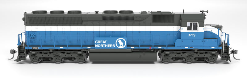 Load image into Gallery viewer, Broadway Limited HO 9805 SD45 Great Northern 424 Big Sky Blue No-Sound / DCC-Ready HO