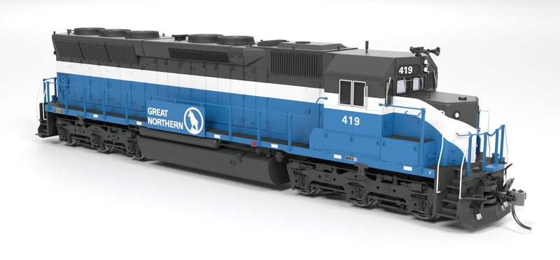 Load image into Gallery viewer, Broadway Limited HO 9804 SD45 Great Northern 419 Big Sky Blue No-Sound / DCC-Ready HO