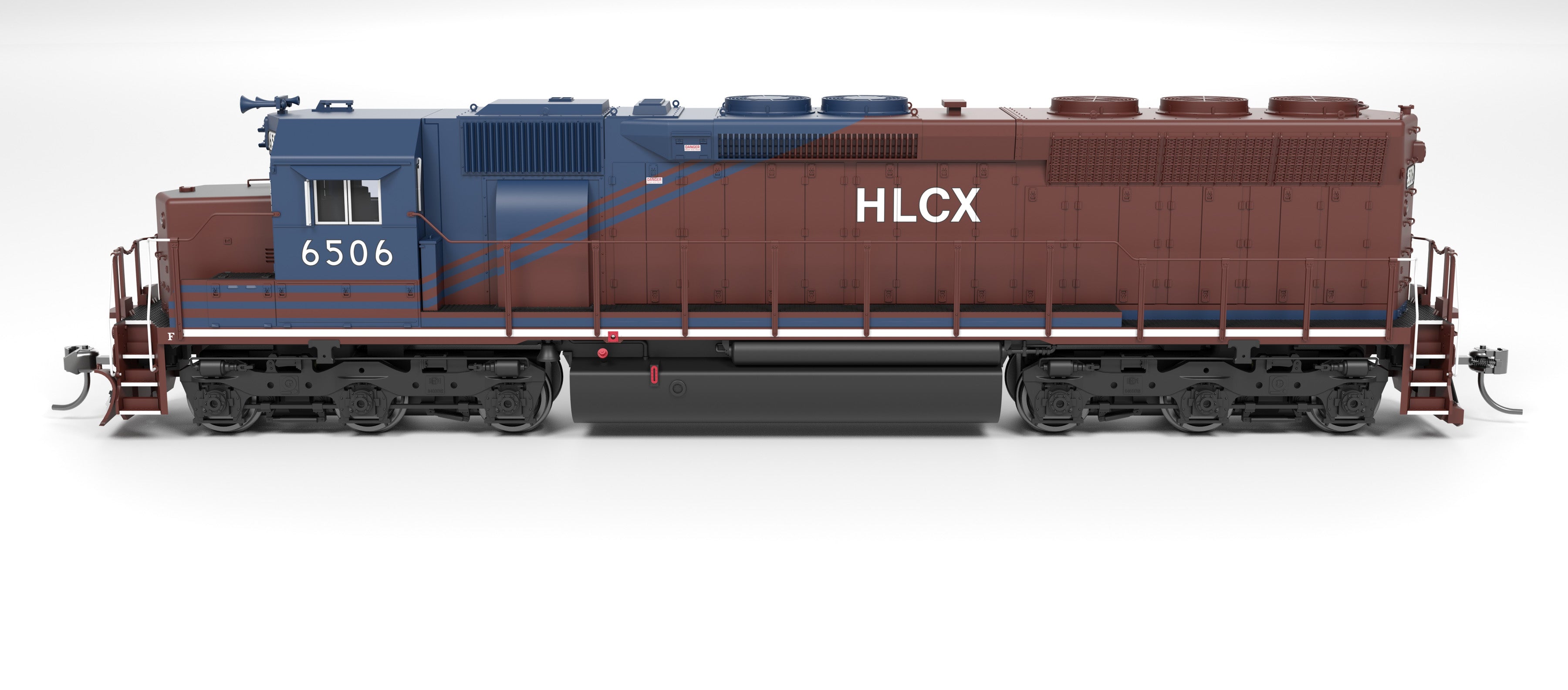 Broadway Limited HO 9806 SD45 HLCX 6506 Red & Blue Paragon4 Sound/DC ...