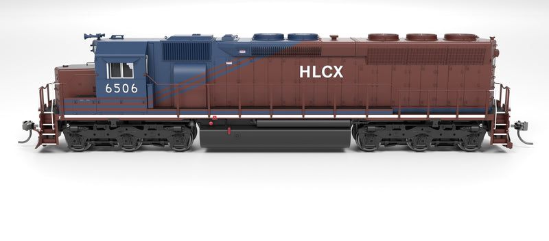 Load image into Gallery viewer, Broadway Limited HO 9809 SD45 HLCX 6513 Red & Blue No-Sound / DCC-Ready HO