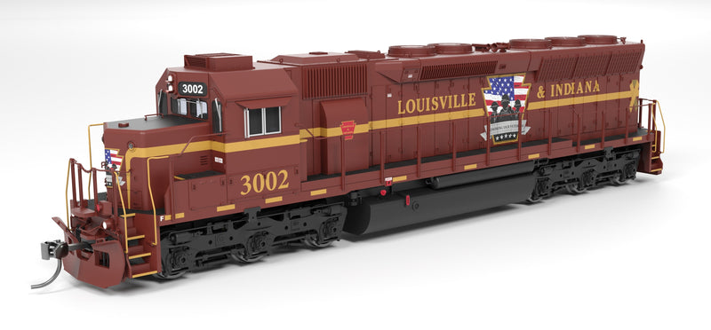 Load image into Gallery viewer, Broadway Limited HO 9810 SD45 Louisville & Indiana 3002 "Honoring Our Veterans" Paragon4 Sound/DC/DCC HO