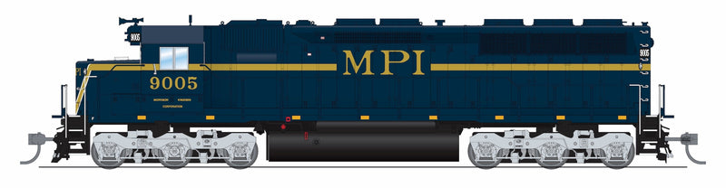 Load image into Gallery viewer, Broadway Limited HO SD45 MPI 9005 Blue w/ Gold No-Sound / DCC-Ready HO