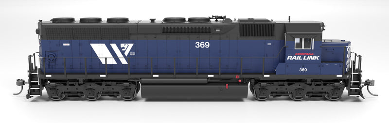 Load image into Gallery viewer, Broadway Limited HO SD45 Montana Rail Link 368 Blue w/ "W" logo (2000-2015) No-Sound / DCC-Ready HO