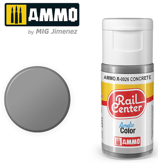 Ammo Mig Rail Center Concrete (15ml)