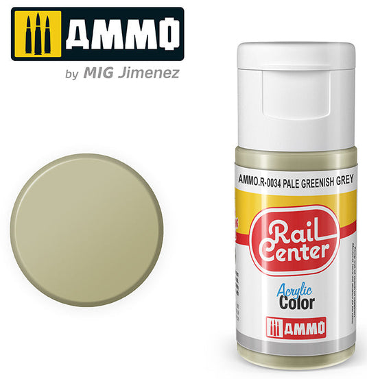Ammo Mig Rail Center Pale Greenish Gray (15ml)