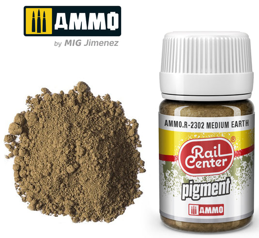 Ammo Mig Rail Center Medium Earth (35ml)