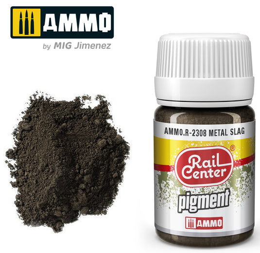 Ammo Mig Rail Center Metal Slag (35ml)
