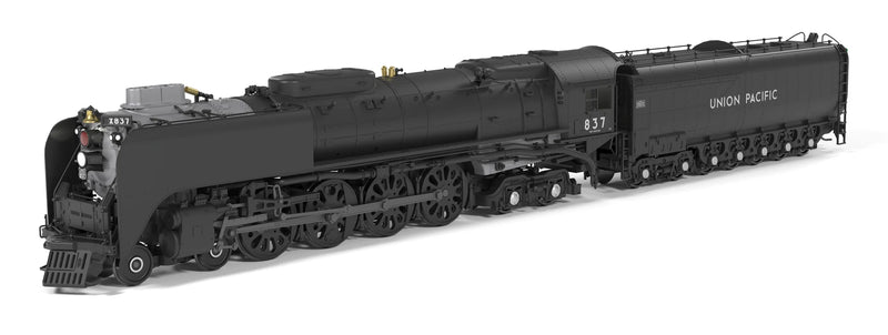 Load image into Gallery viewer, Broadway Limited HO Scale Union Pacific FEF-3 4-8-4 #837 Black & Graphite Paragon4 DCC/Sound & Smoke – BLI10208