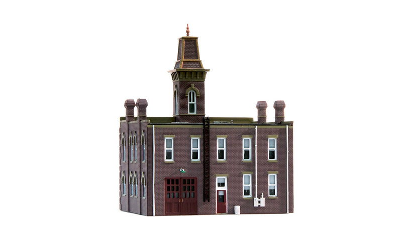 Load image into Gallery viewer, Woodland Scenics N Scale Built and Ready Firehouse