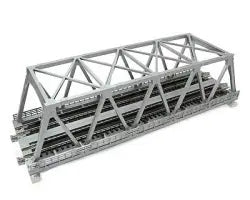 Load image into Gallery viewer, Kato N Scale Double Truss Bridge Silver 20-437