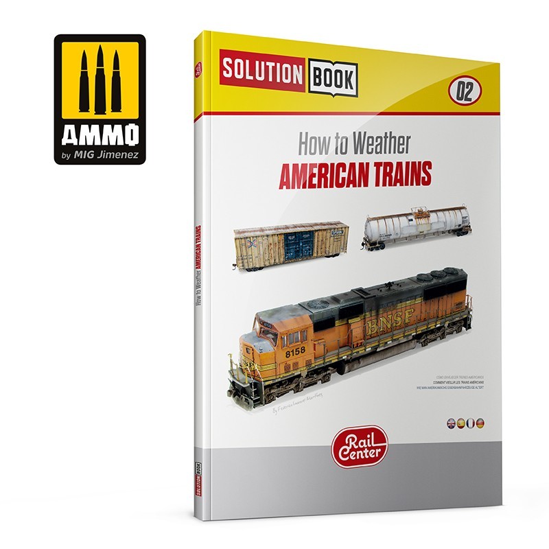 Load image into Gallery viewer, AMMO MIG RAIL CENTER SOLUTION BOX MINI #02 – AMERICAN TRAINS. All Weathering Products