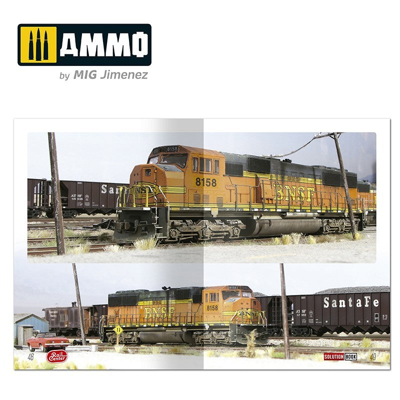 Load image into Gallery viewer, AMMO MIG RAIL CENTER SOLUTION BOX MINI #02 – AMERICAN TRAINS. All Weathering Products