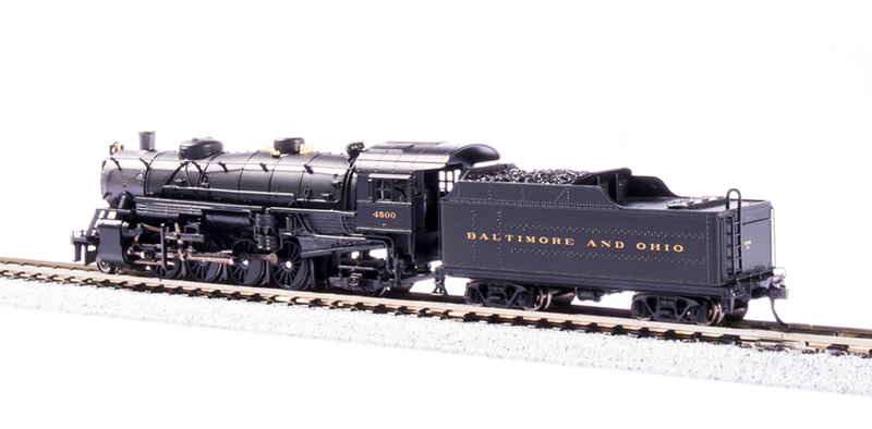Load image into Gallery viewer, Broadway Limited N Scale B&O USRA Light Mikado Paragon4 Sound/DC/DCC #4516 - 3985