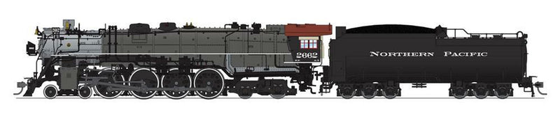 Load image into Gallery viewer, Broadway Limited HO Scale Northern Pacific Pre-1947 A-3 4-8-4 #2662 - 6964