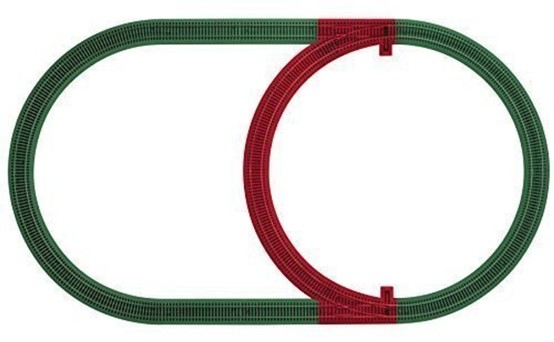 Load image into Gallery viewer, Lionel S Scale AF FasTrack Inner Passing Loop Add-On Track Pack - 49890