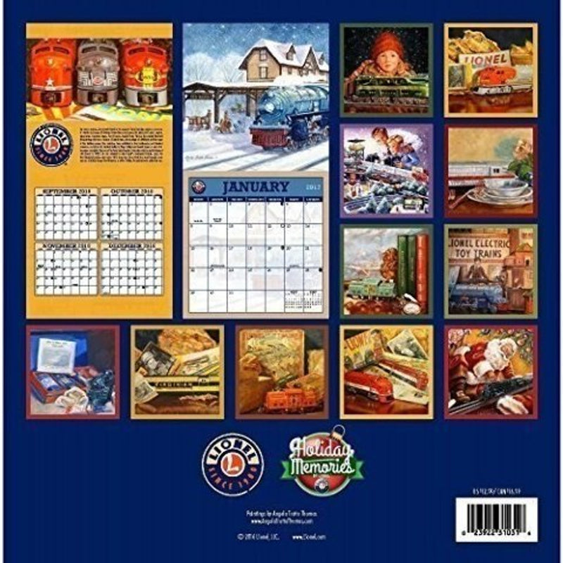 Load image into Gallery viewer, Lionel 2017 Angela Trotta Thomas Lionel Calendar - 931031