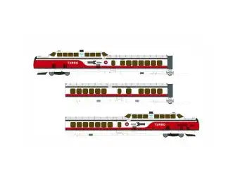 Load image into Gallery viewer, Rapido Trains HO Scale US DOT Amtrak Scheme Turbo 2.0 Train Set