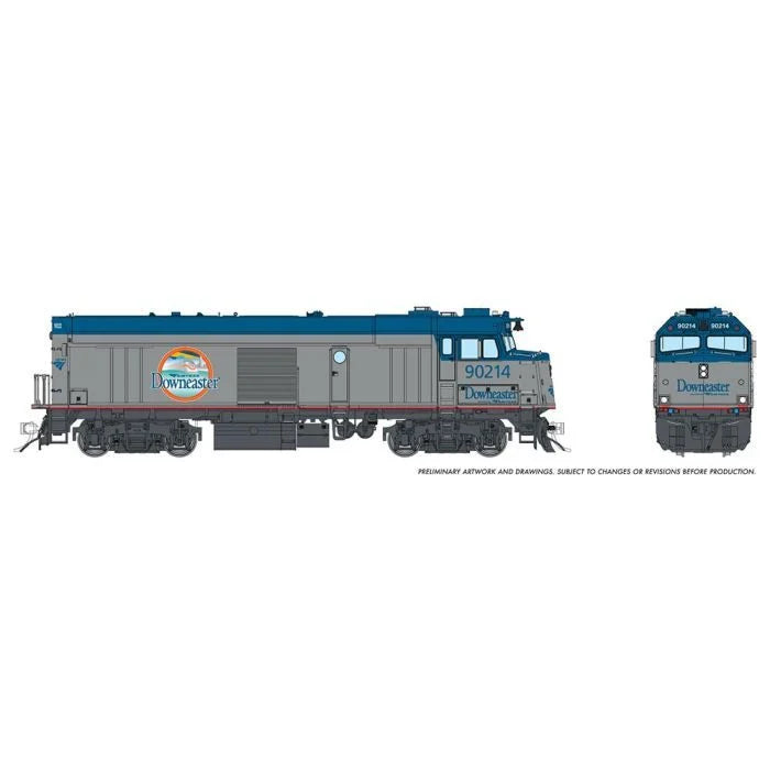 Load image into Gallery viewer, Rapido HO Scale Amtrak NPCU Downeaster 90220 DCC/Sound
