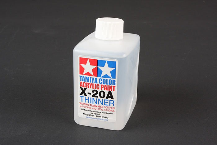 Load image into Gallery viewer, Tamiya Acrylic Paint X-20A Thinner 250ml Bottle TAM81040