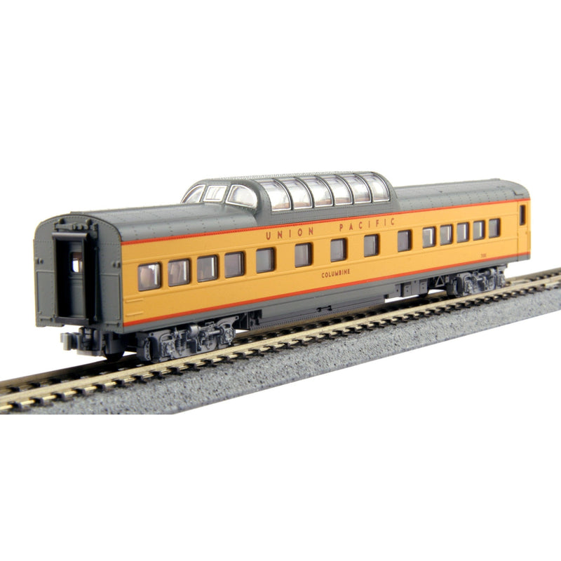 Load image into Gallery viewer, Kato N Scale Union Pacific UP Excursion Train 7-Car Set With Lights
