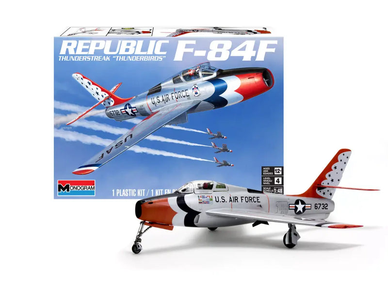 Load image into Gallery viewer, Revell 1:48 F84F Republic Thunderstreak Thunderbirds US Airforce Model Kit