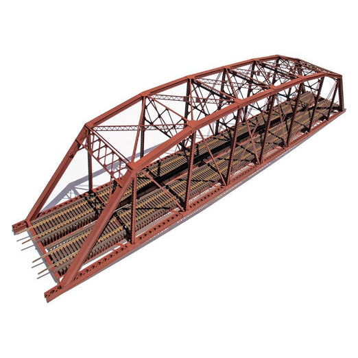 Central Valley HO Scale 200' Double-Track Heavy-Duty Laced-Parker-Truss Bridge Kit