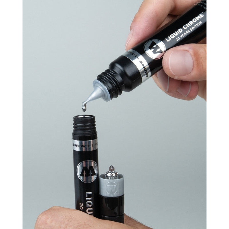 Load image into Gallery viewer, Molotow Chrome Marker 30ml Refill Bottle