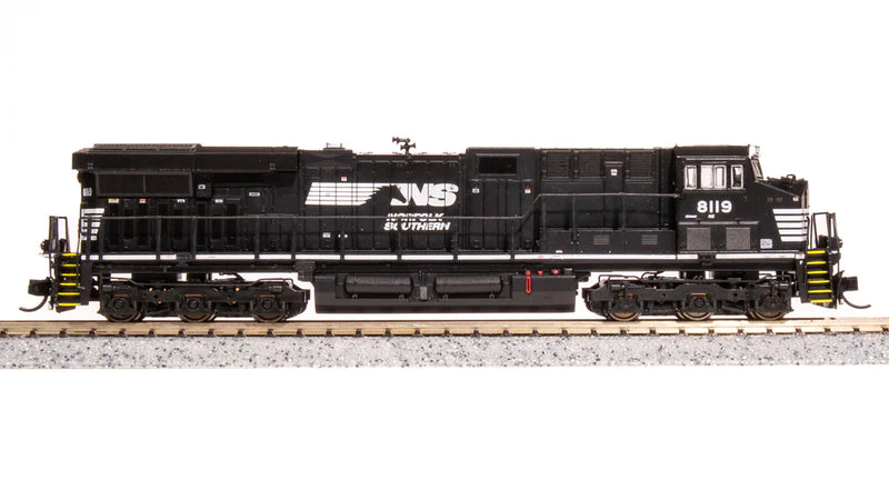Load image into Gallery viewer, Broadway Limited N Scale ES44AC Diesel NS #8140/blk&wht DC/DCC Sound