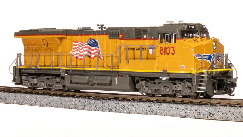 Load image into Gallery viewer, Broadway Limited N Scale ES44AC Diesel UP #8110/Building America DC/DCC Sound