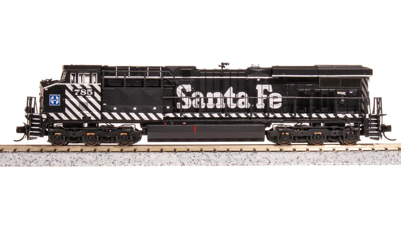 Load image into Gallery viewer, Broadway Limited N Scale ES44AC Diesel SF #785/Zebra Stripe DC/DCC Sound