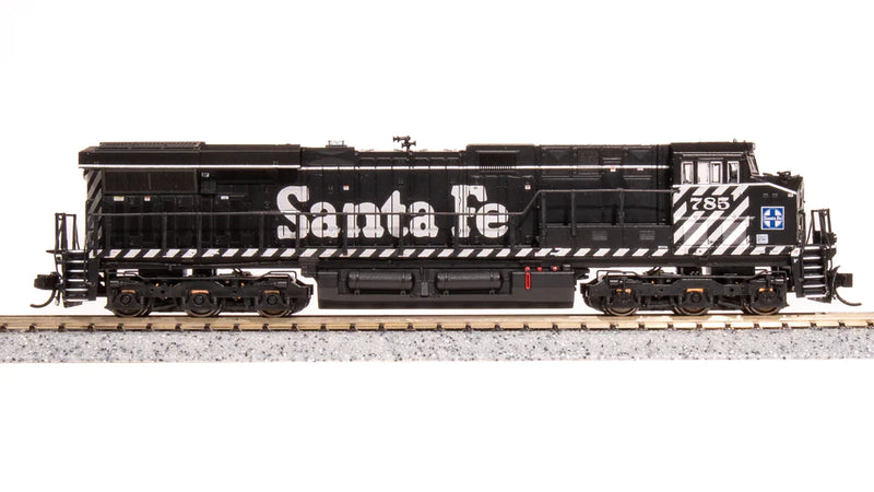 Load image into Gallery viewer, Broadway Limited N Scale ES44AC Diesel SF #785/Zebra Stripe DC/DCC Sound