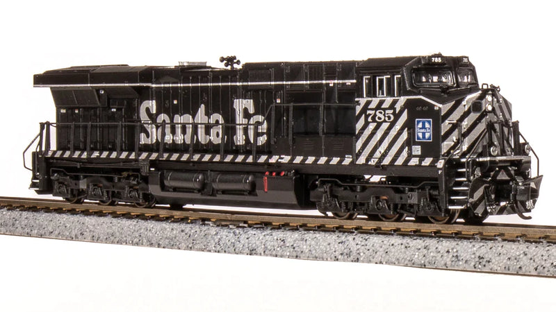 Load image into Gallery viewer, Broadway Limited N Scale ES44AC Diesel SF #785/Zebra Stripe DC/DCC Sound
