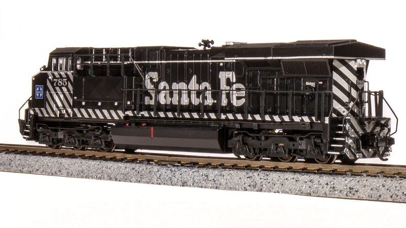 Load image into Gallery viewer, Broadway Limited N Scale ES44AC Diesel SF #785/Zebra Stripe DC/DCC Sound