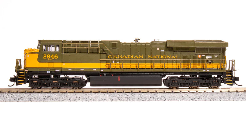 Load image into Gallery viewer, Broadway Limited N Scale ES44AC Diesel CN #2846/gen&gold DC/DCC Sound