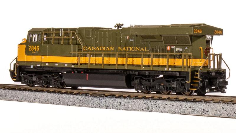 Load image into Gallery viewer, Broadway Limited N Scale ES44AC Diesel CN #2846/gen&gold DC/DCC Sound