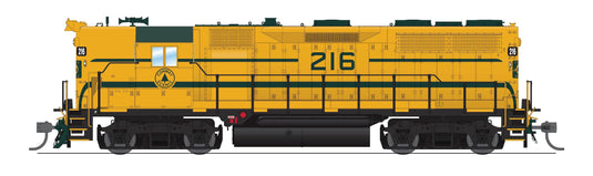 Broadway Limited HO Scale EMD GP35 Conway Scenic #216 Yellow & Green Paragon4 Sound/DC/DCC HO (Conway Scenic Railway Exclusive)