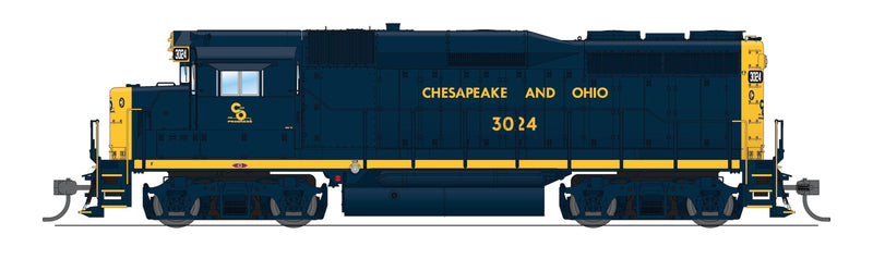 Load image into Gallery viewer, Broadway Limited HO Scale EMD GP30 C&O 3034 As-Delivered Paragon4 Sound/DC/DCC HO