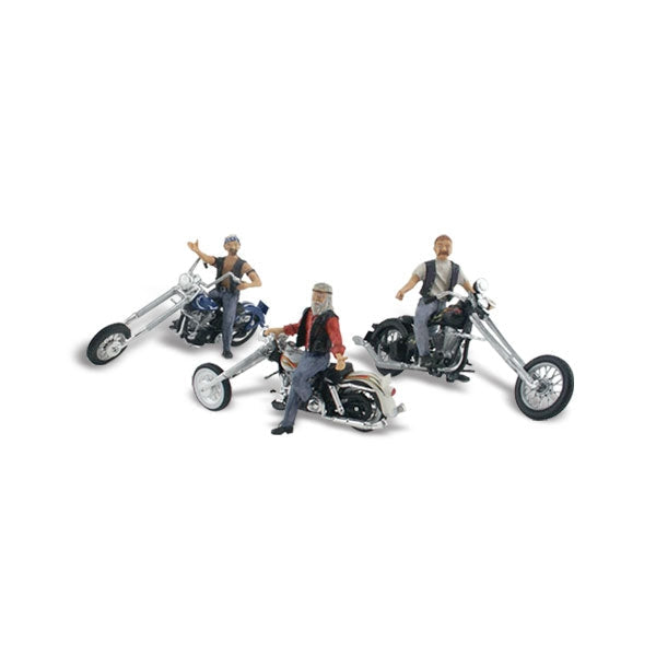 Load image into Gallery viewer, Woodland Scenics N AutoScene Bad Boy Bikers
