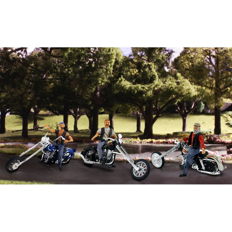 Load image into Gallery viewer, Woodland Scenics N AutoScene Bad Boy Bikers