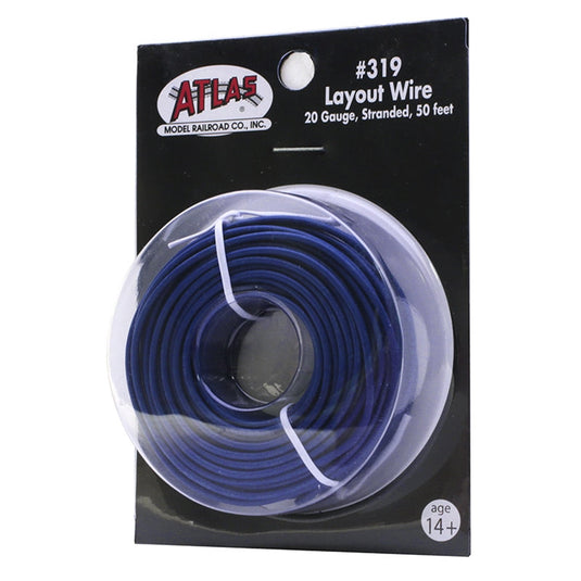 Atlas HO 20g Wire Blue (50ft)