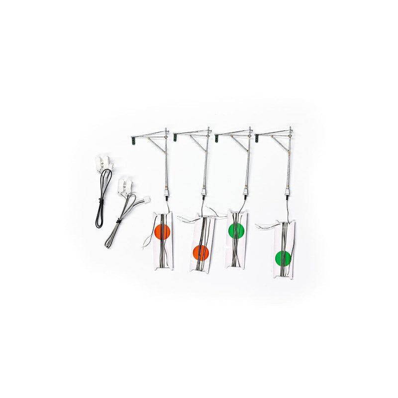 Load image into Gallery viewer, Woodland Scenics HO Scale Mast Arm Traffic Lights