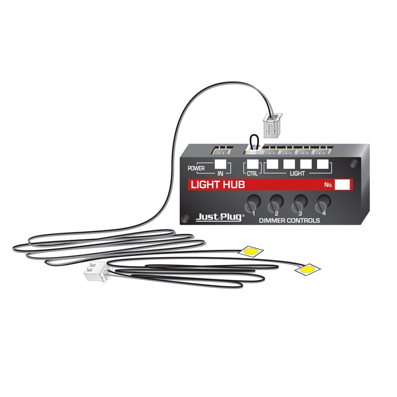 Load image into Gallery viewer, Woodland Scenics Just Plug Lights & Hub Set - Warm White
