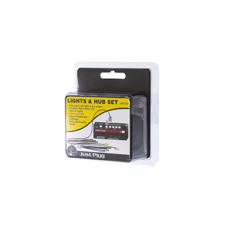 Load image into Gallery viewer, Woodland Scenics Just Plug Lights & Hub Set - Warm White