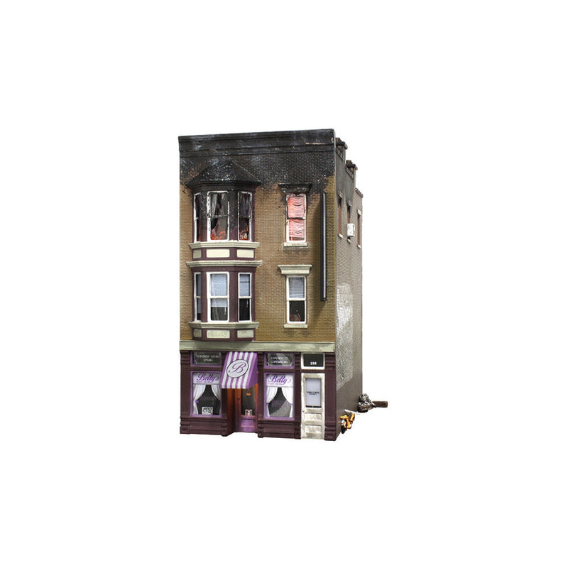 Load image into Gallery viewer, Woodland Scenics HO B/U Betty’s Burning Building Model Parts Warehouse