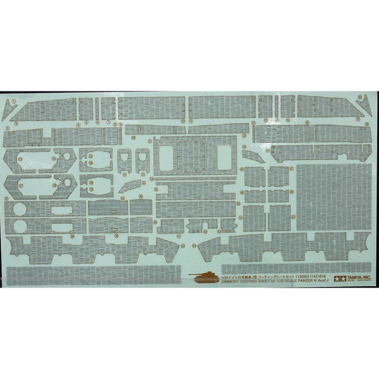 1/35 Pz IV Ausf J Zimmerit Coating Sheet