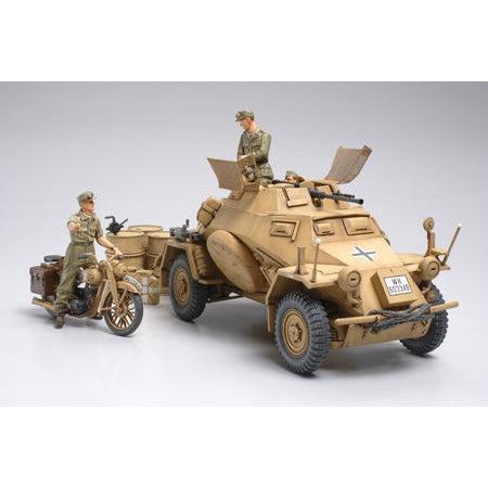 1/35 SdKfz 222 w/DKW Motorcycle N African Campaign