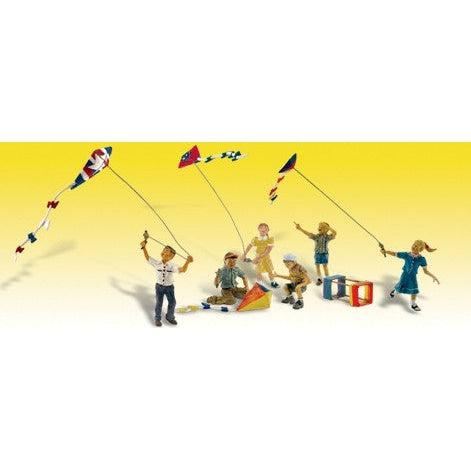 Figure H0 Bambini E Draghi Woodland Scenics - Scala 1:87 Per Plastico Ferroviario